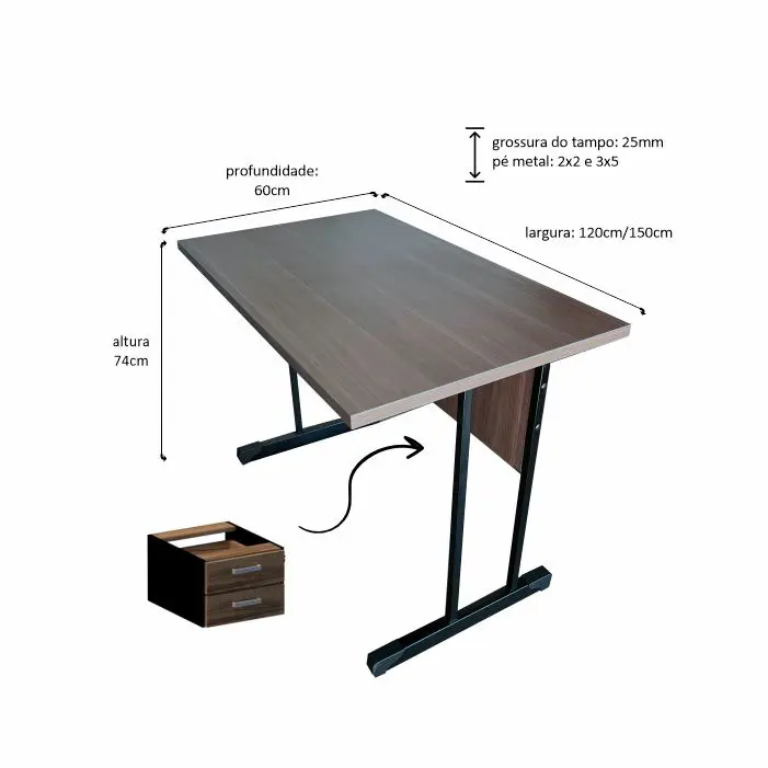 mesa silver tradicional