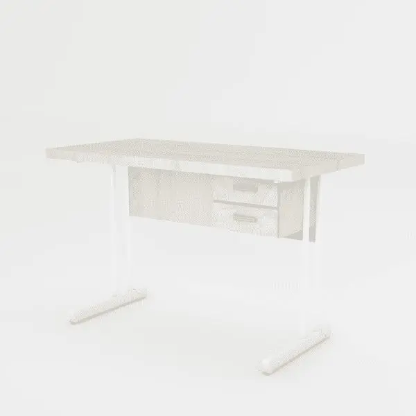 mesa silver 120x60 gavetas tradicional