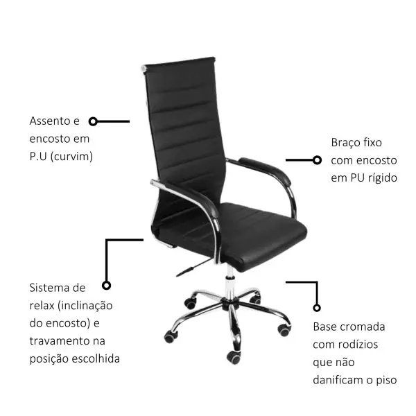 Cadeira Florença Presidente - Imagem 3