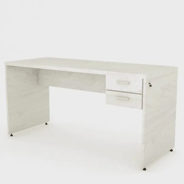 mesa silver 150x60 gavetas painel