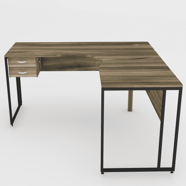 mesa em l 15mm 150x150 quadrado gavetas