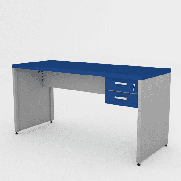 mesa gold 150x60 gavetas painel