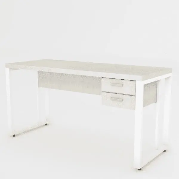 mesa premium 150x60 quadrado gavetas