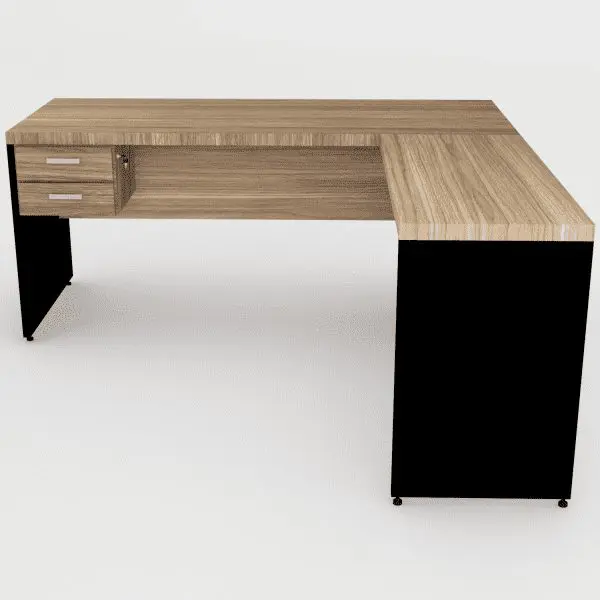 Mesa em L Premium gavetas 170x90