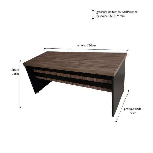 Mesa Presidente Premium 170x70 - Imagem 2