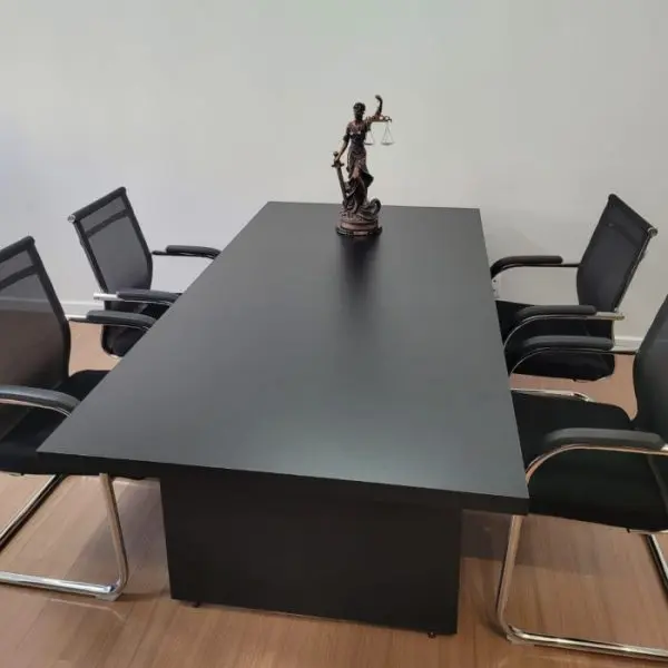 mesa reunião silver
