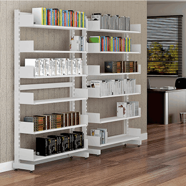Estante de Aço Biblioteca de Parede