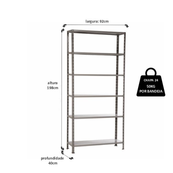 Estante 40cm #24