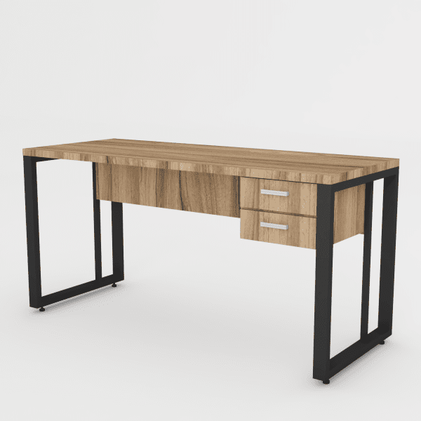 Mesa Silver 150x60 Gavetas Quadrado Mesa Silver 150x60 Gavetas Quadrado