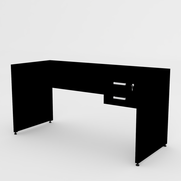 Mesa Gold 150x60 Gavetas Painel