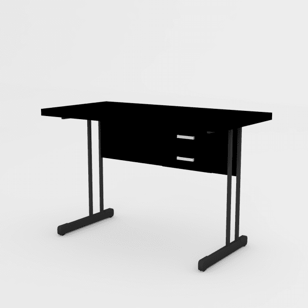 mesa silver 120x60 gavetas tradicional
