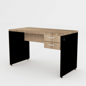 Mesa Silver 120x60 Gavetas Painel