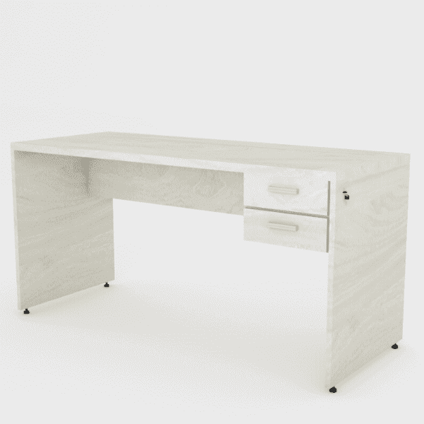 mesa silver 150x60 gavetas painel