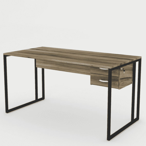 mesa 15mm 150x60 gavetas quadrado