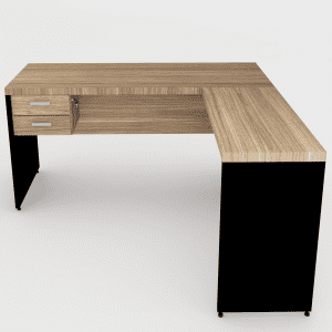 Mesa em L Premium gavetas 150x90
