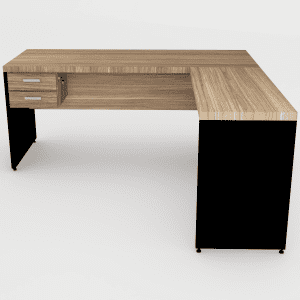 Mesa em L Premium gavetas 170x90