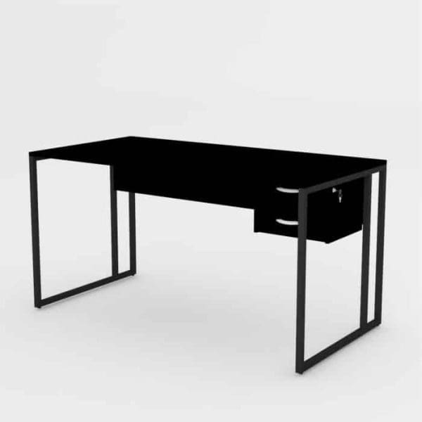 mesa 15mm 120x60 gavetas quadrado